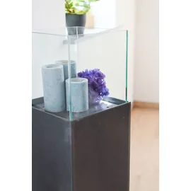 Vivanno Windlicht-Säule 100 cm - Grau