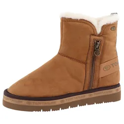 TOM TAILOR Winterboots TOM TAILOR camelfarben 43