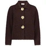 Cartoon Strickjacke Braun 42