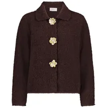 Cartoon Strickjacke Braun 42