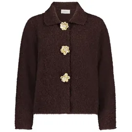 Cartoon Strickjacke Braun 42