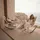 Tectake Taya Sonnenliege 200 x 58 x 55 cm Beige