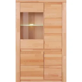 OTTO home Vitrine Burani 90 x 35 x 145 cm Beige