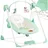 Kidiz KIDIZ® Babywippe Babyschaukel mit 5 Geschwindigkeitseinstellungen zusammenklappbarer Baby Wippe Schaukel Babyhochstuhl mit Spielbogen Spielzeugen 5 beruhigende Naturgeräusche neugeborene