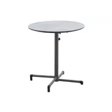 MWH Das Original MWH Balkontisch klappbar Flip Ø 70 cm Aluminium Grau Iron