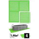 Eyepower Poolmatte grün 1,59 qm