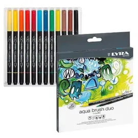Lyra Pet Lyra Aqua Brush Duo Filzstift 12 Stück(e)