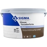 Sigma Siloxan Fassadenfarbe A+F 12,5L weiss, Silikonharz