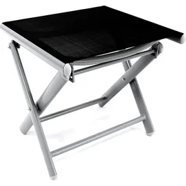 Mojawo Garten Klapphocker 40 x 40 x 45 cm silbergrau/schwarz