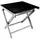 Mojawo Garten Klapphocker 40 x 40 x 45 cm silbergrau/schwarz