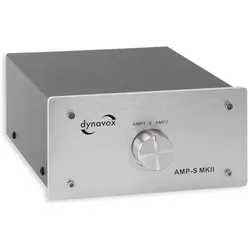 Dynavox AMP-S MKII Verstärker/Boxen-Umschalter silber
