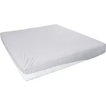 H. G. Hahn-Haustextilien GmbH Spannbettlaken Jersey-Elasthan 90-100 x 200 cm grau