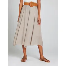 Apricot Midirock Damen Braun 34