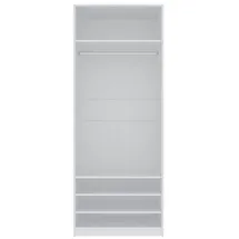 marmex TRES 03B Kleiderschrank 80x206x51 weiß