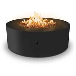 Planika Galio Star Black Automatic [Gaskamin Außenbereich]: Erdgas - mit WLAN Modul