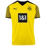 Puma Borussia Dortmund Heim Trikot Home, Cyber Yellow-puma Black, M)