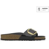 Birkenstock Madrid Big Buckle Naturleder Lack High Shine Black 41