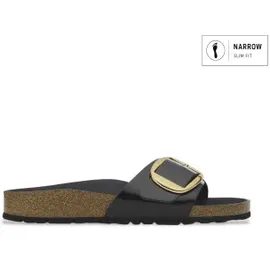 Birkenstock Madrid Big Buckle Naturleder Lack High Shine Black 41