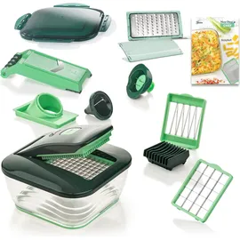 Genius Nicer Dicer Chef 15-tlg. grün