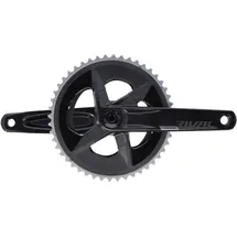 Sram Rival AXS Quarq Powermeter Kurbel Road DUB 2x12-fach 48/35T schwarz 175mm 2022 Powermeter Kurbeln