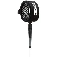 FCS 6' Comp Essential Leash-Black/White