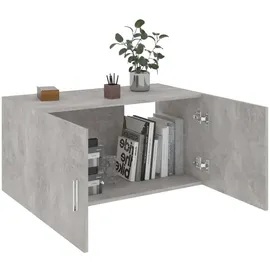 vidaXL Hängeschrank Betongrau 80 x 39 x 40 cm Grau