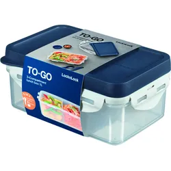 LOCK&LOCK Lunchbox mit Besteck und Einsatz 1l