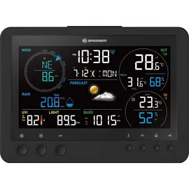 Bresser 8-in-1-WLAN-Profi-Wetterstation Bise Schwarz