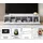OTTO home Denver TV-Lowboard 219,6 cm Schwarz/Braun Holzwerkstoff