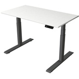 Kerkmann Smart office elektrisch höhenverstellbarer Schreibtisch weiß rechteckig, T-Fuß-Gestell grau 120,0 x 65,0 cm