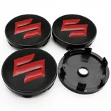 Auto Radnabenkappen für Suzuki JIMNY Grand Vitara Sx4 Swift 60MM Radnabenabdeckung Reifen Felgendeckel Aufkleber Nabenkappen Abzeichen Sticker Zubehör,B