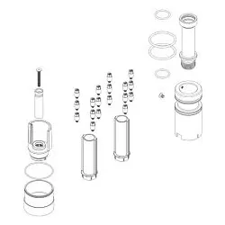 Herzbach MODUL7 Verlängerung 20mm 70.728003.1.09 PUSH-Thermostat 2 Verbraucher