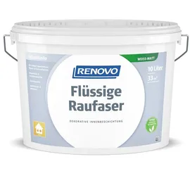 Renovo Flüssige Raufaser Weiss matt 10,0 l