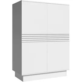OTTO home Highboard 90 x 120 x 38 cm Weiß