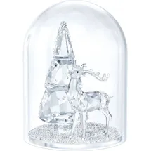 Swarovski Tannenbaum & Hirsch Glasglocke, Kristall, weiß, 15.7