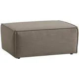 MID.YOU Hocker, Grau, Taupe, Textil, rechteckig, 102x44x77 cm, Stoffauswahl, Wohnzimmer, Hocker, Sitzhocker