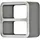 authentics Hausnummer 80608 Silber