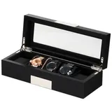 Rothenschild Uhrenbox RS-2350-5BL für 5 Uhren black