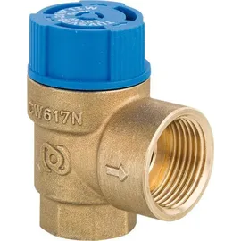 Evenes Membran Sicherheitsventil Trinkwasser Überdruckventil 6-10 bar Anschluss 1/2" - 6 bar