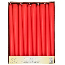 Papstar Leuchterkerzen 25 cm 50 St. weiß
