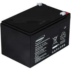 Powery Blei-Gel-Akku für E-Bike Elektrofahrrad 12V 12Ah