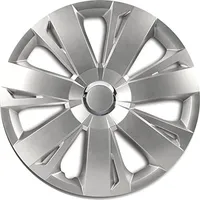 ZentimeX Z732055 Radkappen Radzierblenden universal 14 Zoll Silver