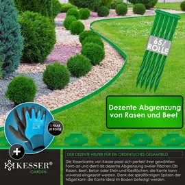 Kesser Flexible Rasenkante aus Kunststoff 2000 x 5 cm grün