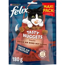 FELIX Tasty Nuggets Katzensnack Rind Lamm 6x180g