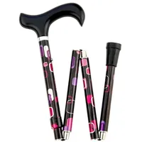Gastrock Gehstock Deluxe-Schlank-Faltstock lila