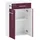 WELLTIME Unterschrank WELLTIME "Venedig", lila (aubergine, weiß), B:50cm H:79cm T:20cm, Schränke, Unterschrank, Badmöbel in Breite 50 cm