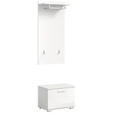 VCM Garderobenkombi Prego - BHT 55x191x37 cm