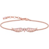 Thomas Sabo A2069-323-9-L19V Damenarmband Phönix-Flügel Rosa Steine