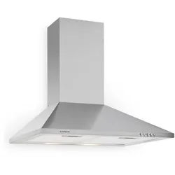 Klarstein TR60WS Dunstabzugshaube 2x Fettfilter Edelstahl 60 cm 340 m3/h Silber