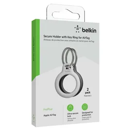 Belkin Secure Holder mit Schlüsselanhänger für AirTag schwarz 2er Set